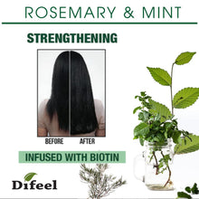 Load image into Gallery viewer, Rosemary and Mint Hair Strengthening Shampoo 12 Oz & Conditioner with Biotin 12 Oz 2-PC Boxed Set - Sulfate Free Shampoo & Conditioner, Paraben Free