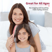 Load image into Gallery viewer, Detangling Wet Hair Brush for Thin or Straight Hair, Vented Detangler Hairbrush with Double-Layered Ultra and Soft-Nylon Bristles for Wet or Dry Hair, Gift for Women Girls Kids