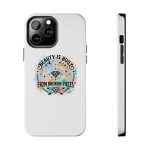 Load image into Gallery viewer, Beauty Is Built From Broken Pieces Phone Cases - Radiant Haven
