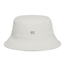 Load image into Gallery viewer, Minimal Monogram Bucket Hat — R|I Embroidered Rust Fashion Hat