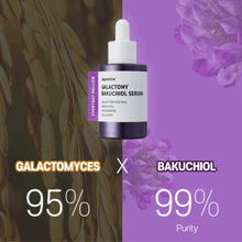 Load image into Gallery viewer, Galactomy Bakuchiol Serum 1.01Fl.Oz/30Ml, Retinol Face Serum, Niacinamide 2%, Panthenol, Collagen, Wrinkle Care, for Sensitive Skin, Daily Anti-Aging Facial Serum Korean Skincare