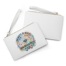 Load image into Gallery viewer, Beauty Is Built From Broken Pieces Clutch Bag - Radiant Haven