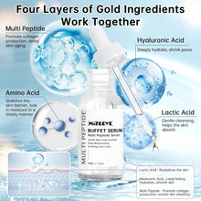 Load image into Gallery viewer, Peptides Serum for Face, 2 PCS Buffet Multi Peptide Face Serum for Anti-Aging, Moisturizing, Fine Lines & Acne.