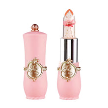Load image into Gallery viewer, Experience the Magic of Crystal Flower Jelly Lipstick: Long-Lasting, Nourishing Lip Balm with Temperature Color Change!