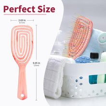 Load image into Gallery viewer, Detangling Wet Hair Brush for Thin or Straight Hair, Vented Detangler Hairbrush with Double-Layered Ultra and Soft-Nylon Bristles for Wet or Dry Hair, Gift for Women Girls Kids