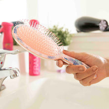 Load image into Gallery viewer, Pink Hair Brush Detangler, Detangling Hairbrush for Women, Wet Hair Brush for Girls, Hair Detangler Brush, Wet Hairbrush, Hairbrushes, Girls Hairbrush Detangler, Reduces Frizz - Floral