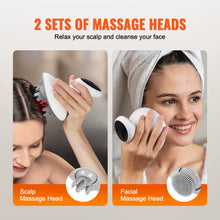 Load image into Gallery viewer, Succebuy Electric Scalp Massager Rechargeable Head Massager Hair Growth Waterproof Portable Kneading Electric Scalp Scratcher