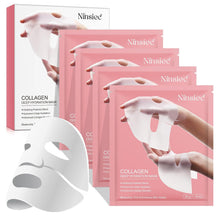 Load image into Gallery viewer, Collagen Face Masks – Deep Hydrating & Firming Overnight Hydrogel Mask, Anti-Wrinkle Lifting, Real Collagen Infused for Plump Skin (4 Pcs)