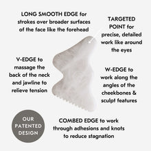 Load image into Gallery viewer, Mount Lai - the Vitality Qi White Jade Gua Sha Sculpting Tool | Face Sculptin...