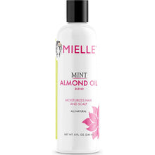 Load image into Gallery viewer, Mint Almond Oil - Lightweight Dry Scalp Oil to Lock in Moisture and Help Encourage Longer, Healthier Hair - Suitable for All Hair Types (8 Fl Oz)
