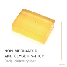 Load image into Gallery viewer, Facial Cleansing Bar for Acne-Prone Skin, Gentle Non-Medicated Daily Cleanser, Non-Comedogenic Transparent Soap with Glycerin, No Dyes or Detergents, 3.5 Oz