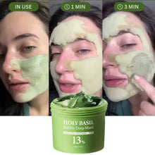 Load image into Gallery viewer, Korean Carbonic Acid Holy Basil Bubble Facial Mask Exfoliating Deep Cleansing Remove Blackhead Shrink Pore Oil Control Skin Care