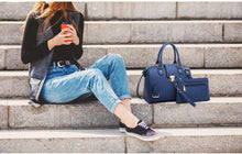 Load image into Gallery viewer, Women Barrel Handbags Fashion Satchel Bags Top Handle Shoulder Purses Vegan Leather Work Tote