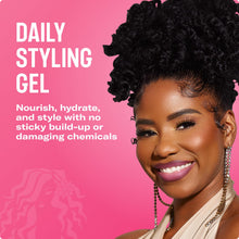 Load image into Gallery viewer, Honey & Ginger Hair Gel - Styling Gel for Enhanced Curl Definition and Frizz Reduction - Enriched with Aloe & Babassu Oil to Nourish Dry, Curly or Frizzy Hair (13 Fl Oz)