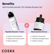Load image into Gallery viewer, Niacinamide 15% Peptide Booster Set - Amazon Exclusive - Korean Skin Care Set, Gift Sets, Niacinamide Serum, Face Serum