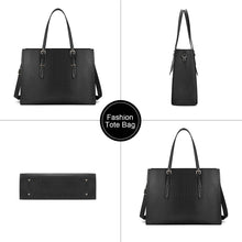 Load image into Gallery viewer, Laptop Bag for Women 15.6 Inch Laptop Tote Bag Leather Classy Computer Briefcase for Work Waterproof Handbag Shoulder Bag Women Business Office Bag