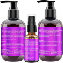 Load image into Gallery viewer, Hair Growth Shampoo and Conditioner Set with Rosemary, Biotin, Argan, and Castor Oils for Thinning, Damaged, Curly Hair