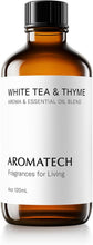 Load image into Gallery viewer, White Tea and Thyme Aroma Essential Oil Blend: Luxury Hotel Inspired Aromatherapy with Tea Leaf, Fresh Thyme & Amber for Ultrasonic Diffusers (4 Fl Oz (Pack of 1))