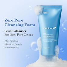 Load image into Gallery viewer, Facial Cleanser Zero Foam Cleanser | Daily Gentle Cleansing Foam for Sensitive Skin | Excess Sebum Control, Hydration, Pore Minimization | Korean Skincare, 4.23 Oz