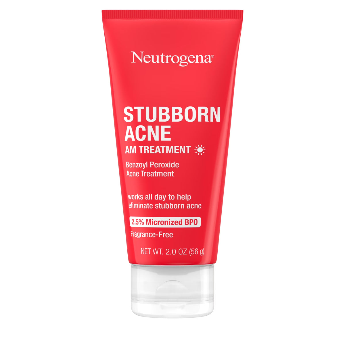 Stubborn Acne AM Treatment with Benzoyl Peroxide, 2.0 Oz