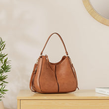 Load image into Gallery viewer, Hobo Crossbody Bags for Women Designer Faux Leather Hobo Handbags Retro Large Size Shoulder Bag Bucket Purse
