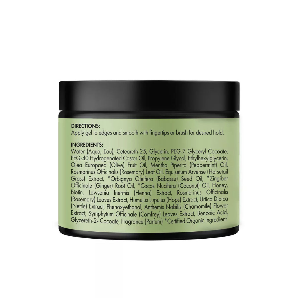 Mielle Organics Rosemary Mint Strengthening Edge Gel - 2Oz: for Textured & Curly Hair, Paraben-Free