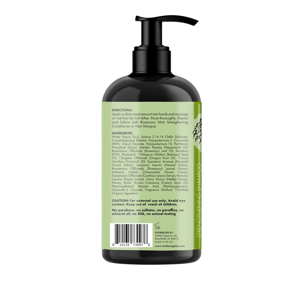 Mielle Rosemary Mint Strengthening Shampoo 20 Oz