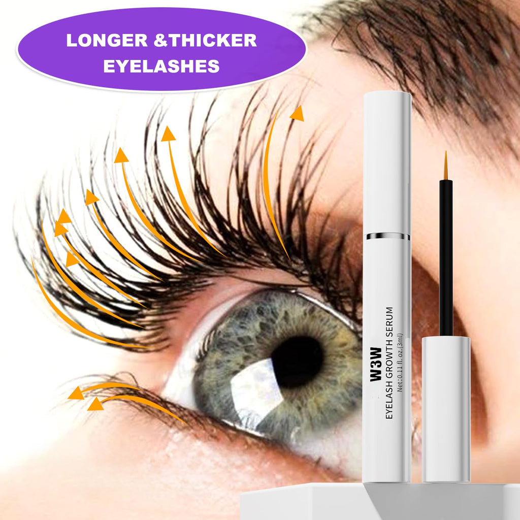 Lash Serum,Eyelash Growth Serum - Rapid Eyelash for Stronger, Healthier Lashes & Brows, Vegan & Cruelty-Free (2 PCS)