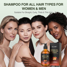 Load image into Gallery viewer, Batana Oil Hair Growth Shampoo, Strengthening Regrowth Shampoo for Men &amp; Women with Thinning Hair &amp; Hair Loss, Infused Rosemary, Mint Oil Nourishes Scalp, Sulfate Free for All Hair Types, 10.15 Fl.Oz
