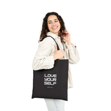Load image into Gallery viewer, Love Yourself | Cotton Canvas Tote Bag
