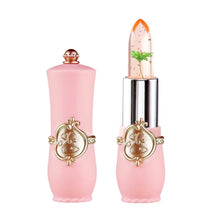 Load image into Gallery viewer, Experience the Magic of Crystal Flower Jelly Lipstick: Long-Lasting, Nourishing Lip Balm with Temperature Color Change!
