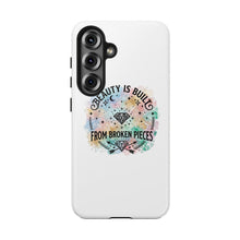 Load image into Gallery viewer, Beauty Is Built From Broken Pieces Phone Cases - Radiant Haven
