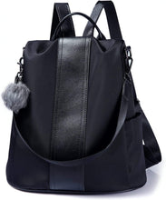 Load image into Gallery viewer, Women Backpack Purse Waterproof Nylon Anti-Theft Rucksack Lightweight Shoulder Bag
