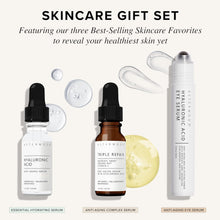 Load image into Gallery viewer, Skin Care Set - with Hyaluronic Acid &amp; Triple Repair Serums, under Eye Serum - Skincare Essentials - Hydrating, Moisturzing, Anti-Aging - Fragrance-Free
