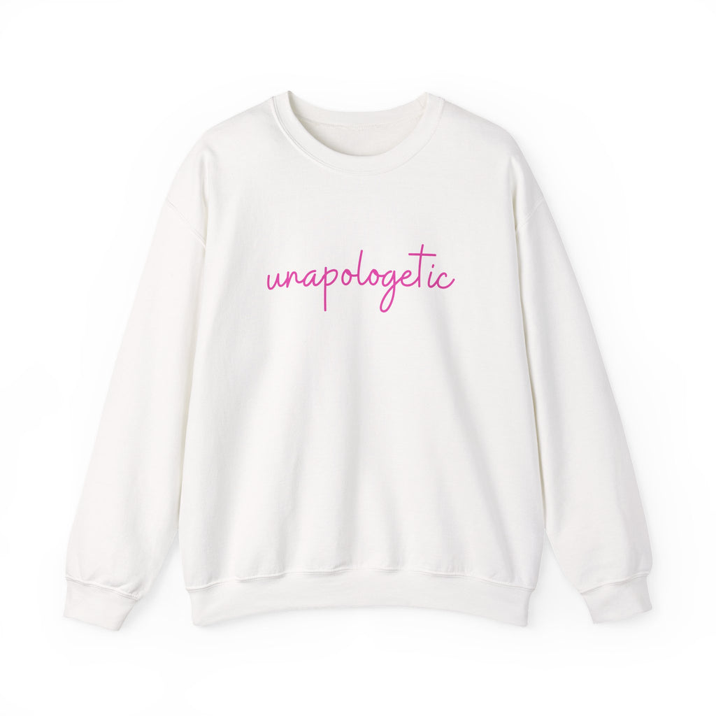 Unapologetic Crewneck Sweatshirt – "Becoming Her Unapologetically" Inspirational Sweatshirt