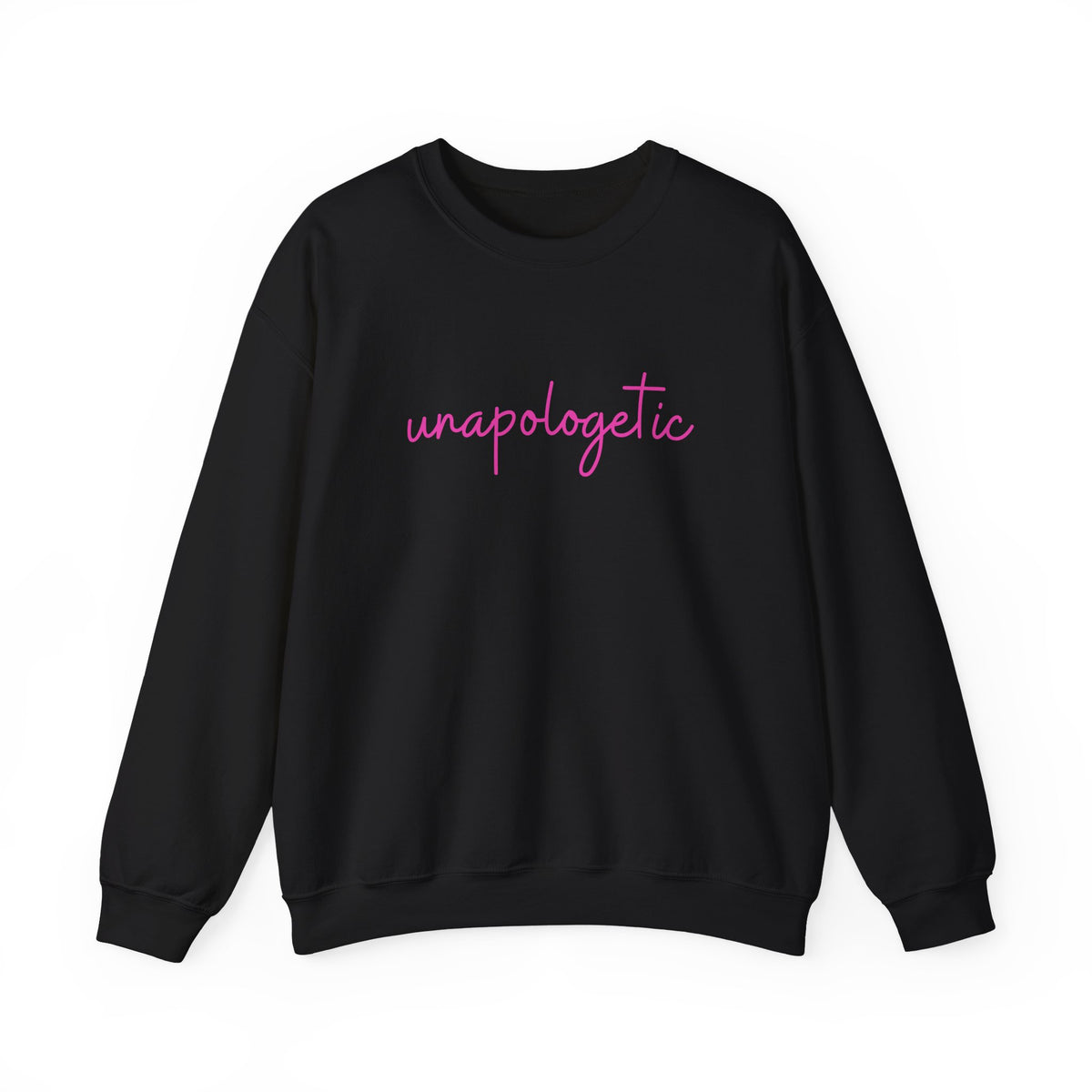 Unapologetic Crewneck Sweatshirt – "Becoming Her Unapologetically" Inspirational Sweatshirt
