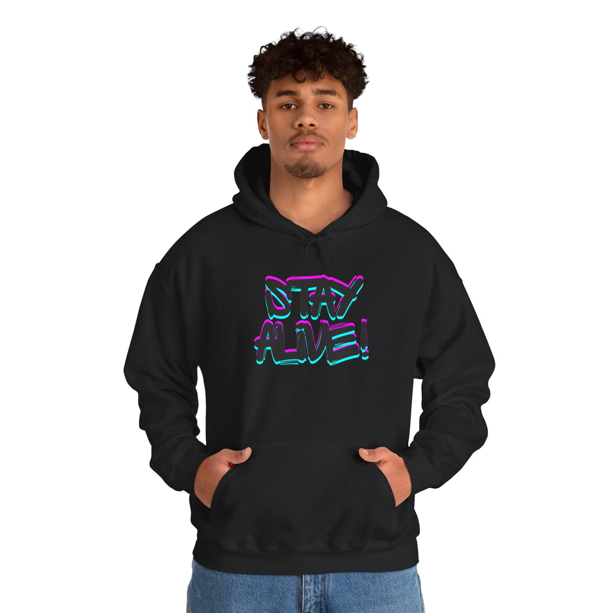 Stay Alive! Graphic Hoodie — Radiant Haven