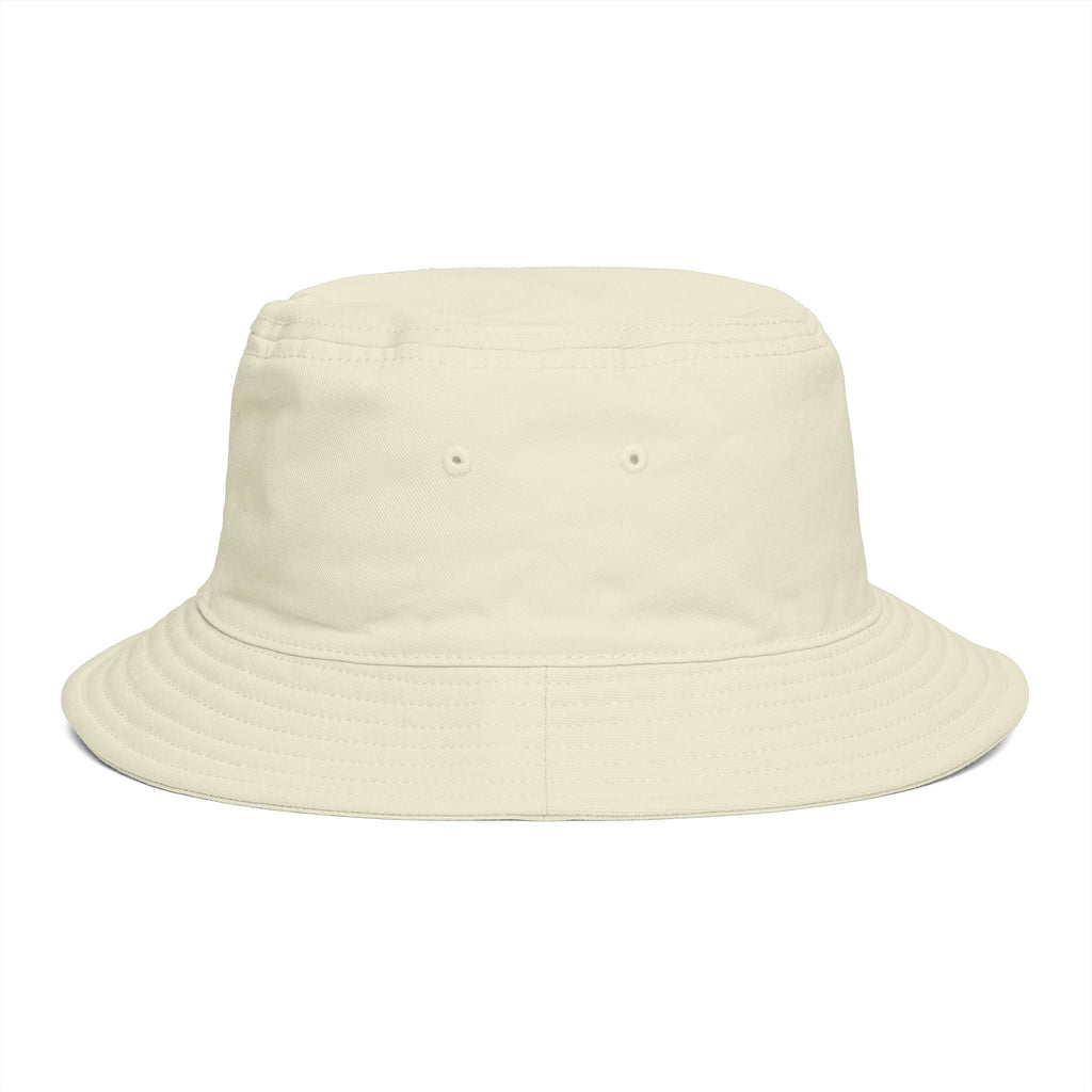 Minimal Monogram Bucket Hat — R|I Embroidered Rust Fashion Hat