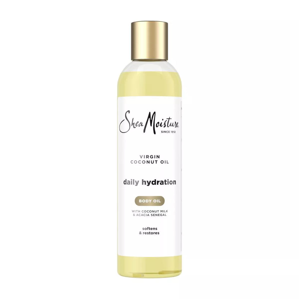Sheamoisture Daily Hydration Coconut Body Oil - 8 Fl Oz: Whole Body Application, Combination & Dry Skin, Paraben-Free