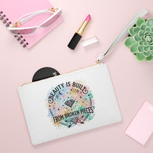 Load image into Gallery viewer, Beauty Is Built From Broken Pieces Clutch Bag - Radiant Haven
