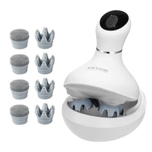 Load image into Gallery viewer, Succebuy Electric Scalp Massager Rechargeable Head Massager Hair Growth Waterproof Portable Kneading Electric Scalp Scratcher
