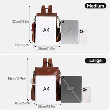 Load image into Gallery viewer, Women Backpack Purse PU Leather Anti-Theft Casual Shoulder Bag Fashion Ladies Satchel Bags
