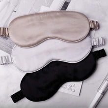 Load image into Gallery viewer, Silk Sleep Mask Light Blocking Luxury 100% Mulberry 19Mm Silk Eye Mask Eye Cover Blindfold Ultra Soft Light &amp; Comfy anti Aging Skin Care with Travel Bag Gift Package
