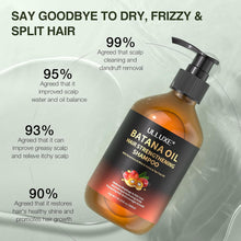 Load image into Gallery viewer, Batana Oil Hair Growth Shampoo, Strengthening Regrowth Shampoo for Men &amp; Women with Thinning Hair &amp; Hair Loss, Infused Rosemary, Mint Oil Nourishes Scalp, Sulfate Free for All Hair Types, 10.15 Fl.Oz
