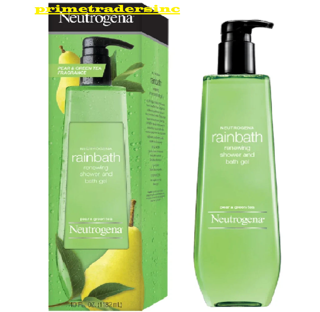 Neutrogena Rainbath Renewing Shower and Bath Gel, Pear & Green Tea, 40 Fl. Oz.