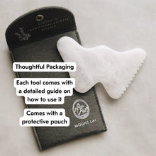 Load image into Gallery viewer, Mount Lai - the Vitality Qi White Jade Gua Sha Sculpting Tool | Face Sculptin...
