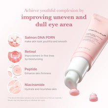 Load image into Gallery viewer, Eye Serum with Salmon DNA PDRN &amp; Pink Peptides | 99% Purity Retinol for Fine Lines | PDRN &amp; Niacinamide for Uneven Skin Tone | Korean Skincare, 1.01 Fl.Oz

