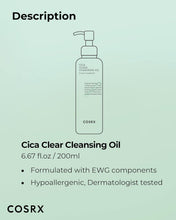Load image into Gallery viewer, Pure Fit Cica Cleansing Oil, 6.76 Fl. Oz / 200Ml | Light Weight Oil Purifying Centella for Sensitive Skin | CICA-7 Complex, Jojoba Seed Oil
