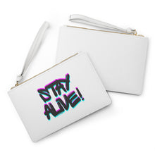 Load image into Gallery viewer, Stay Alive! Graphic Clutch Bag – Radiant Haven
