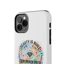 Load image into Gallery viewer, Beauty Is Built From Broken Pieces Phone Cases - Radiant Haven
